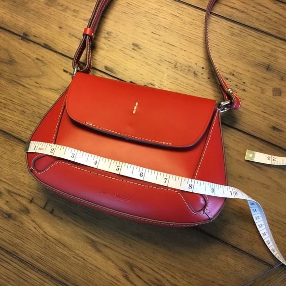 D&B Red Crossbody 100% Leather - Picture 8 of 10